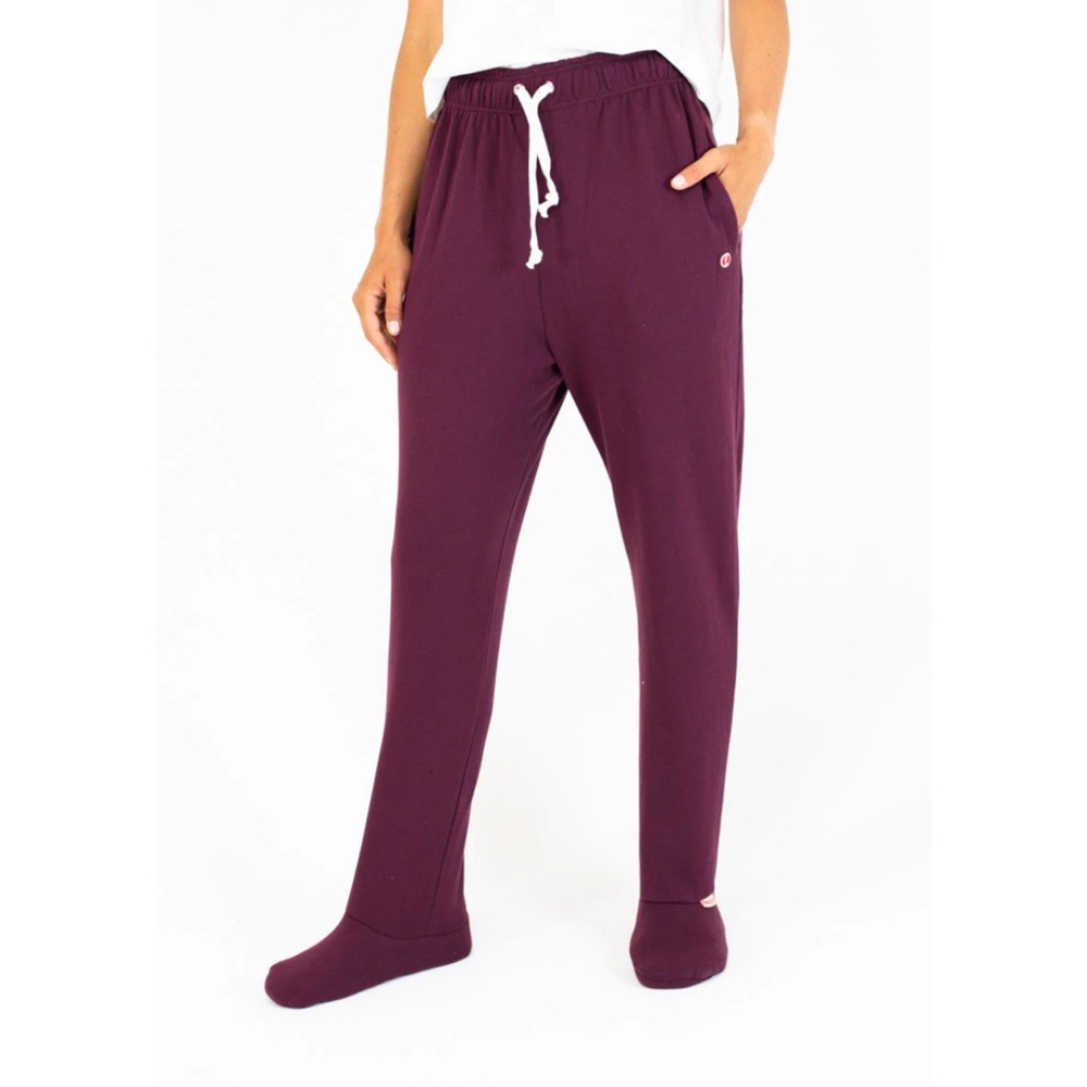 Feejays Sweats / Pajamas Size S NWT Wine Red Cozy Loungewear Sweatpants